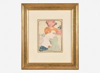 Henri de Toulouse-Lautrec (French, 1864-1901) - Mademoiselle Marcelle Lender, En Buste