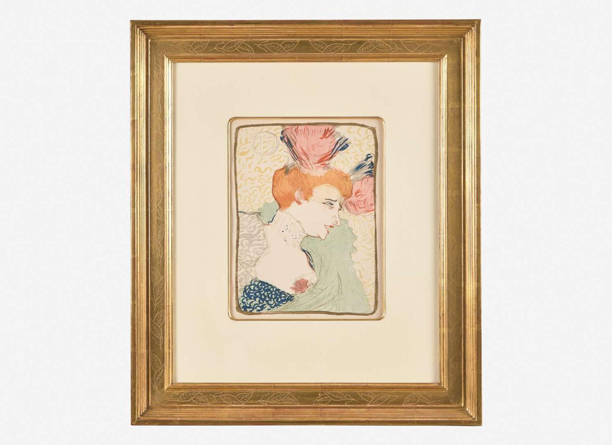 Henri de Toulouse-Lautrec (French, 1864-1901) - Mademoiselle Marcelle Lender, En Buste