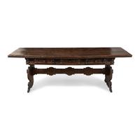 An Italian Walnut Refectory Table