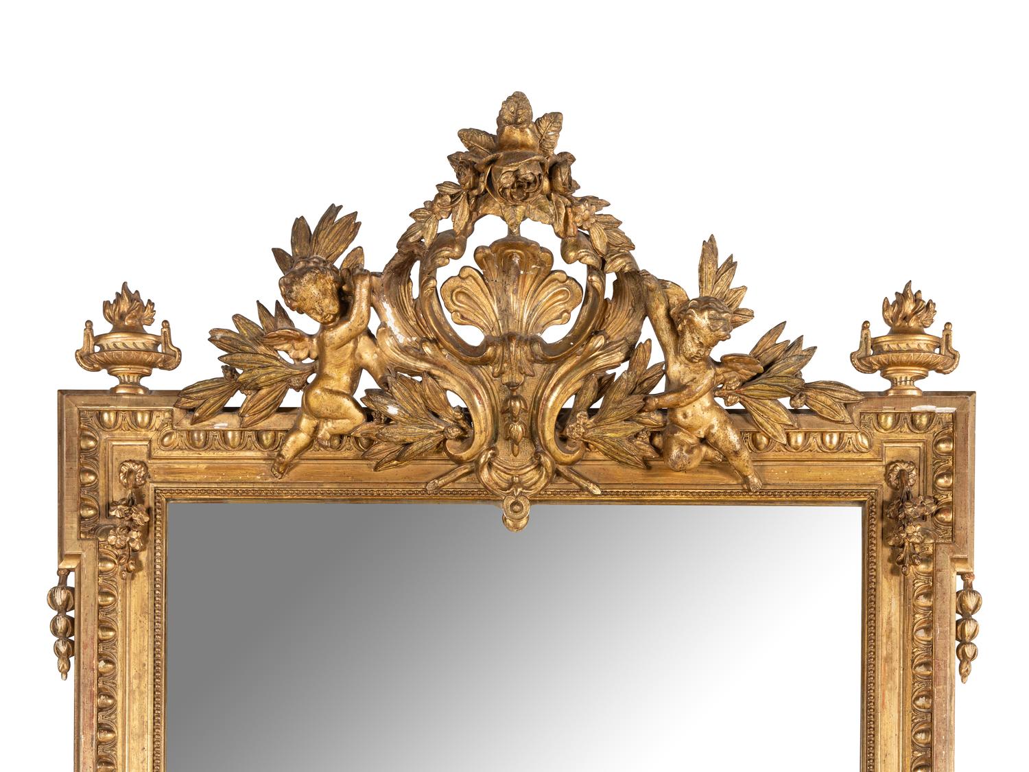 A French Giltwood Mirror