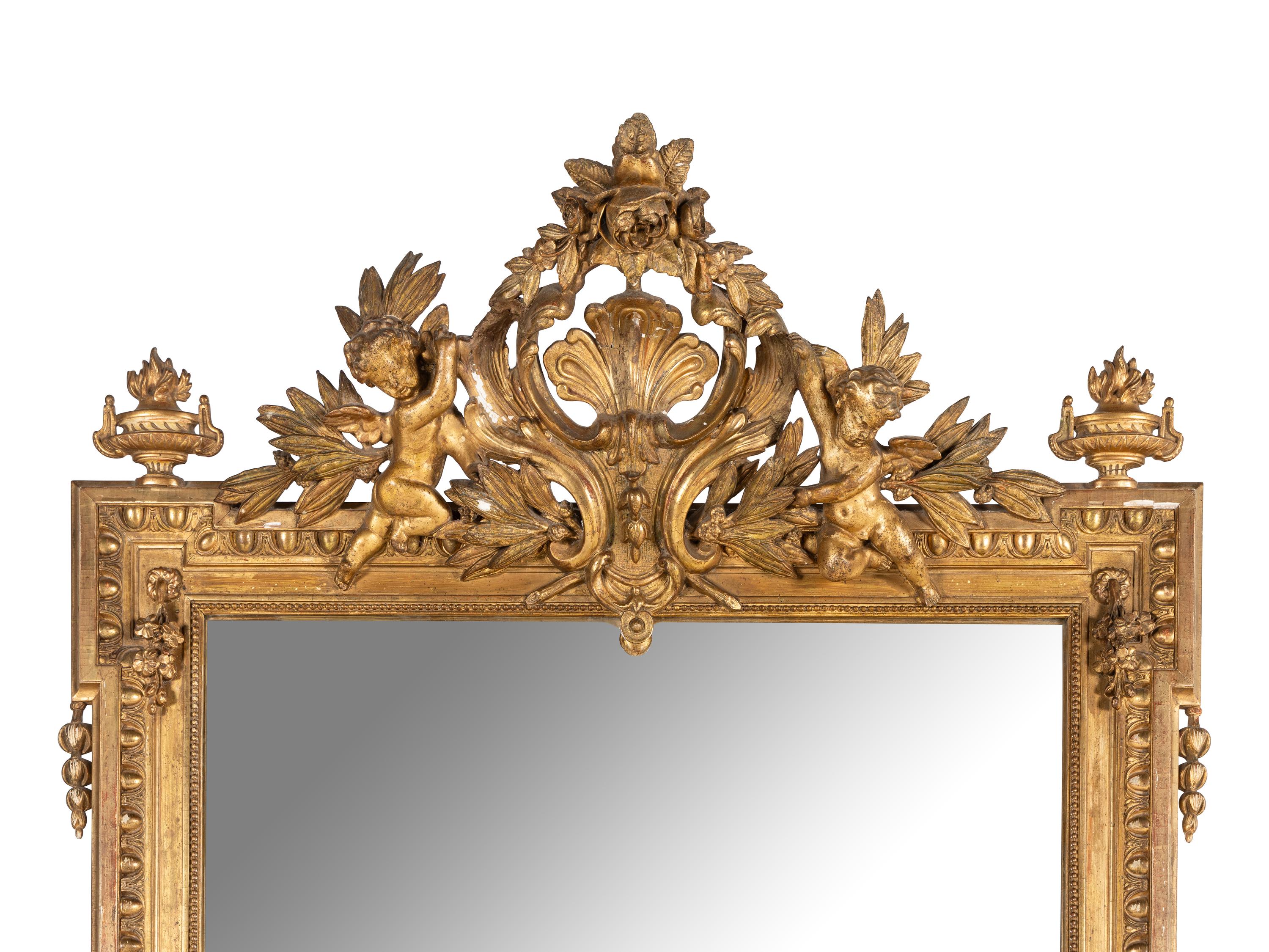 A French Giltwood Mirror