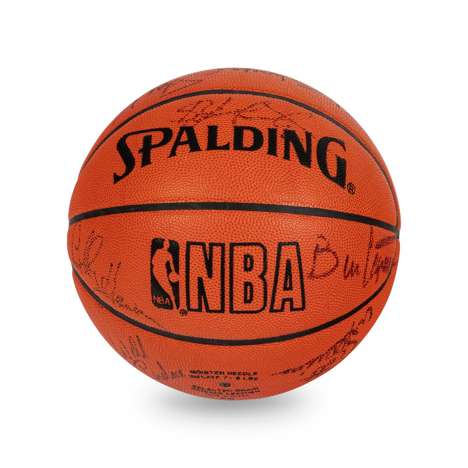 A Group of Vintage Chicago Bulls Team Signed Items (Beckett Authentication Services BAS Certified),