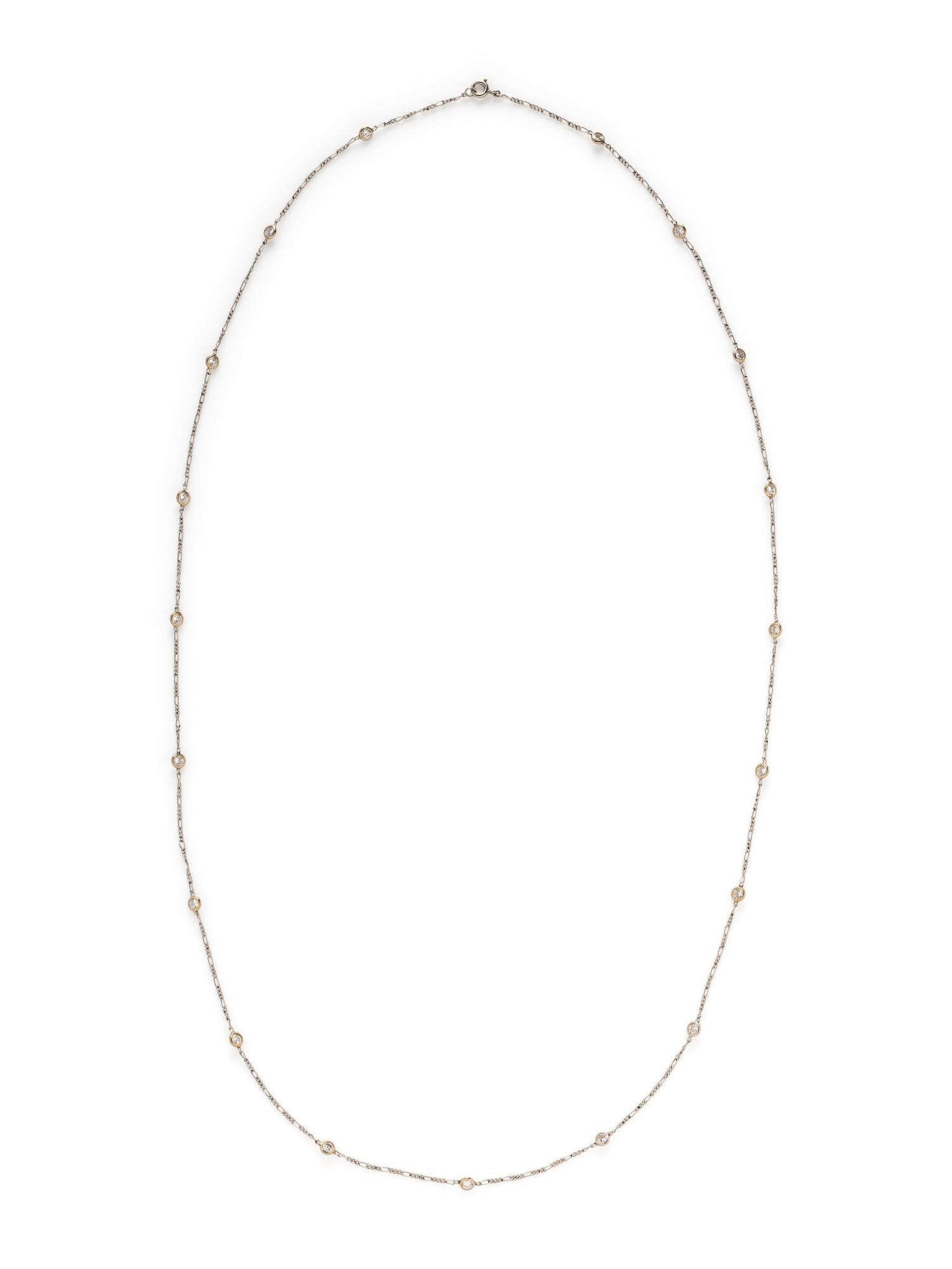 DIAMOND STATION NECKLACE