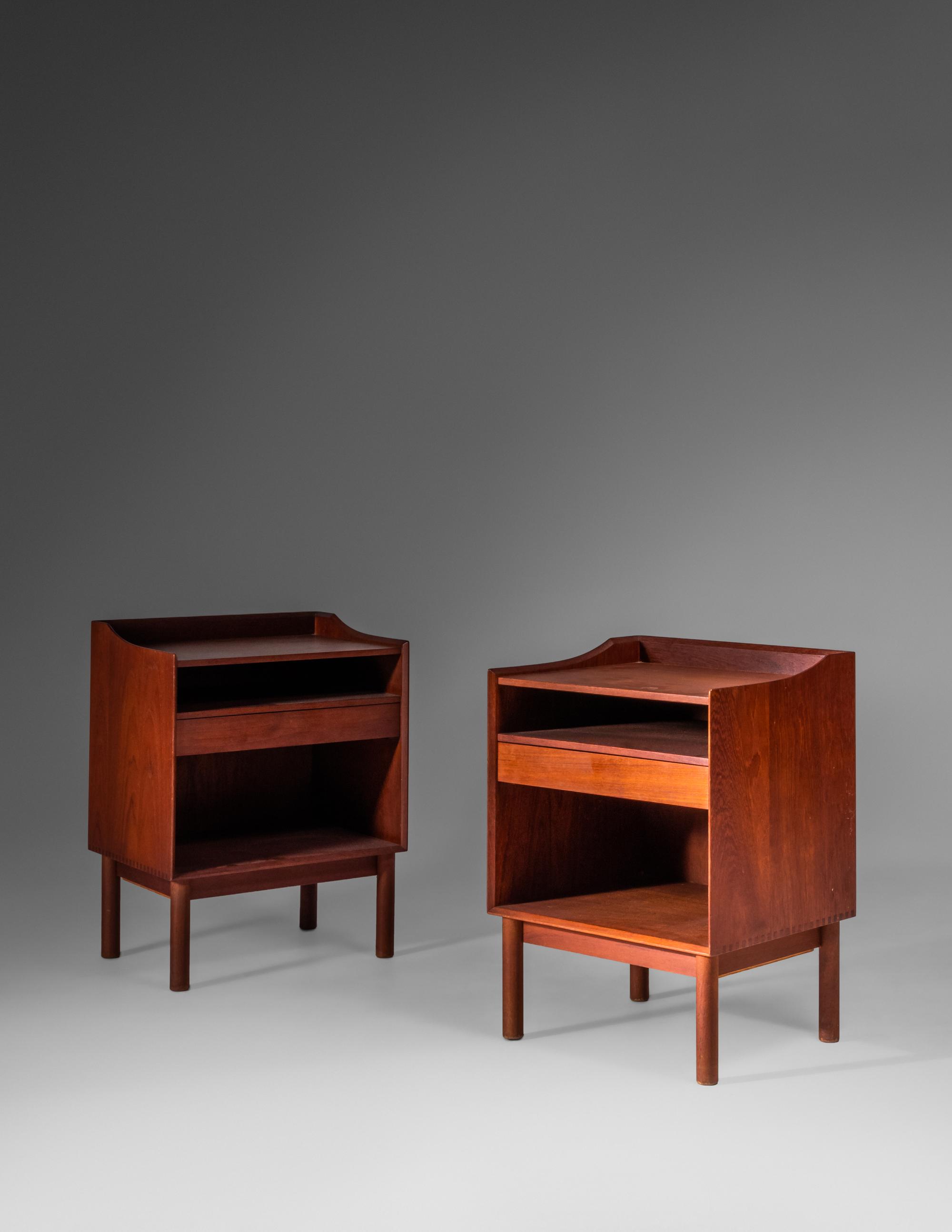 Pair of Nightstands Søborg Møbler, Denmark