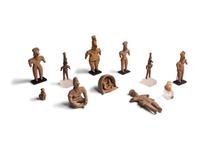 Eleven Colima and Jalisco Terracotta Figures