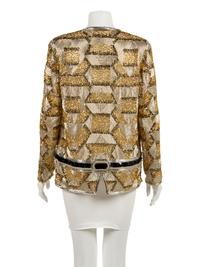 Geoffrey Beene Heavily Embroidered Jacket, 1980s