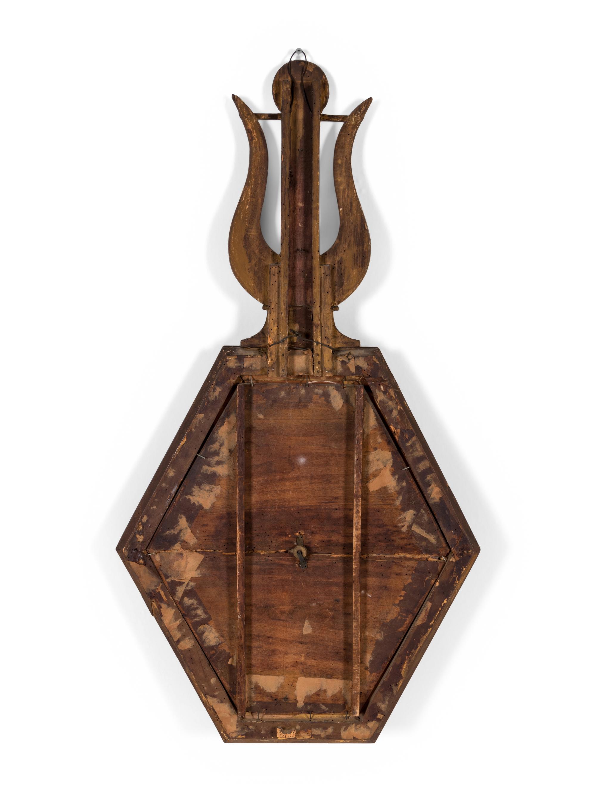 A French Giltwood Barometer and Thermometer