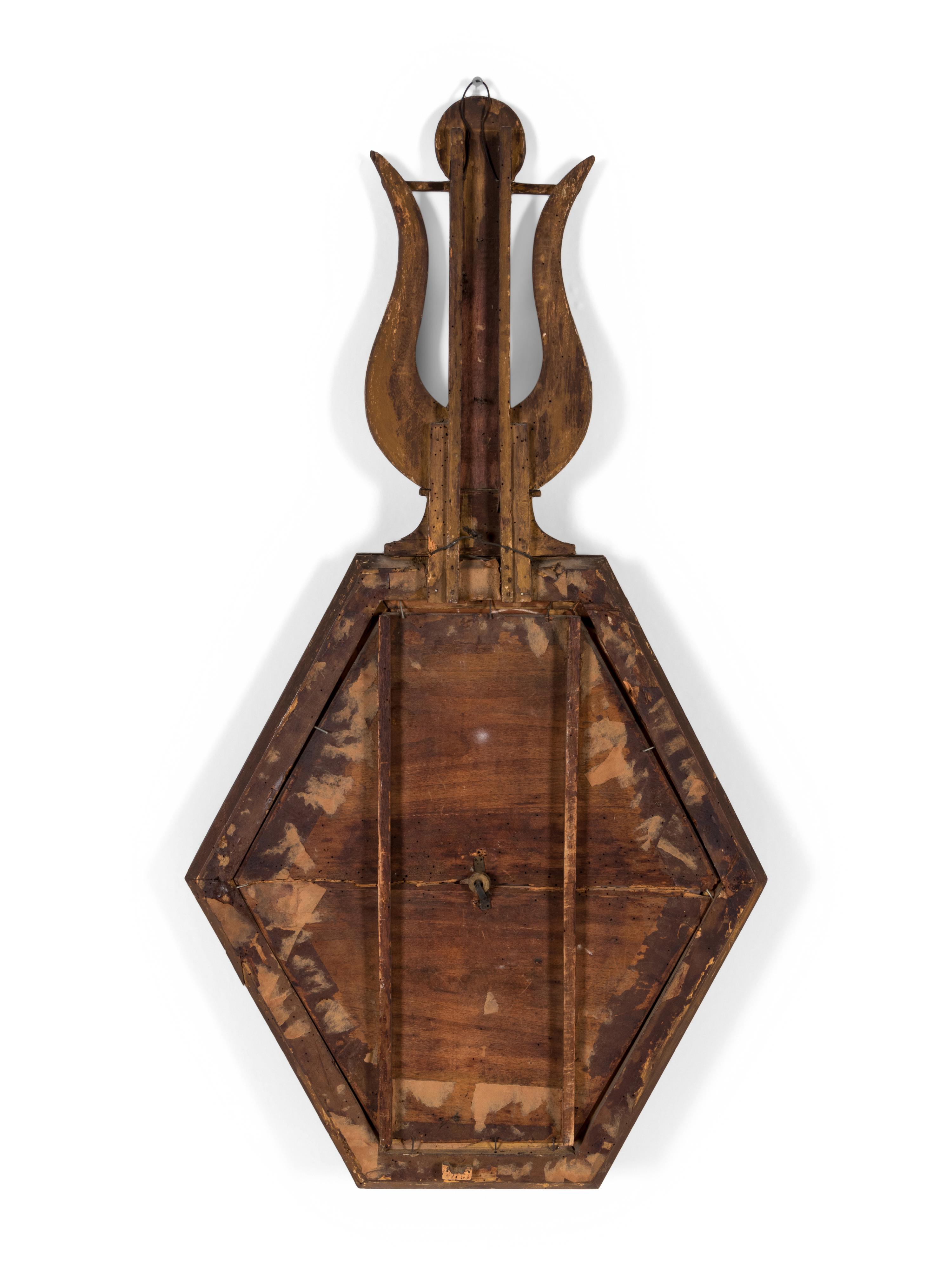 A French Giltwood Barometer and Thermometer