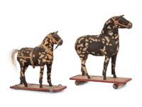 Two Dapple Horse Pull Toys