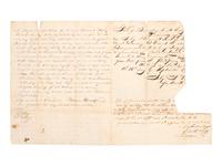 [ENSLAVEMENT]. Manuscript estate document outlining division of enslaved persons. 15 September 1846.