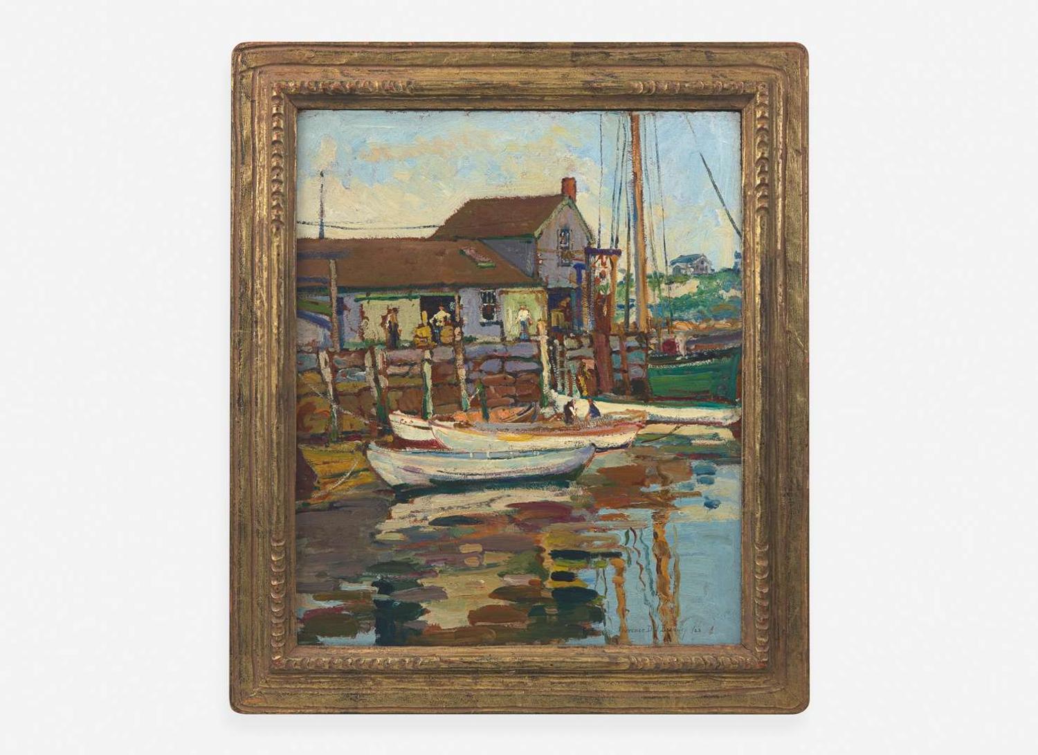 Florence Dell Bradway (American, 1897-1966) - North Shore Harbor