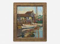 Florence Dell Bradway (American, 1897-1966) - North Shore Harbor