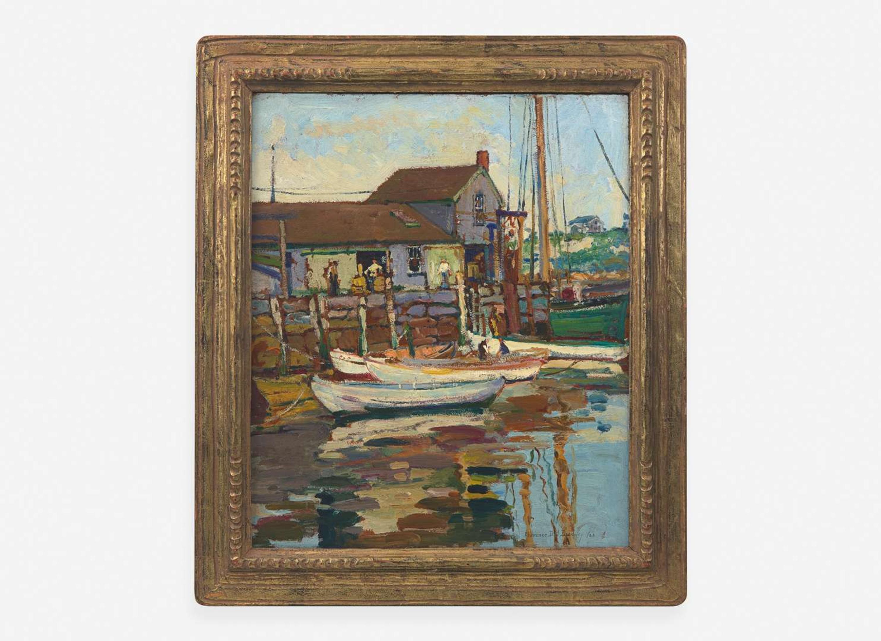 Florence Dell Bradway (American, 1897-1966) - North Shore Harbor