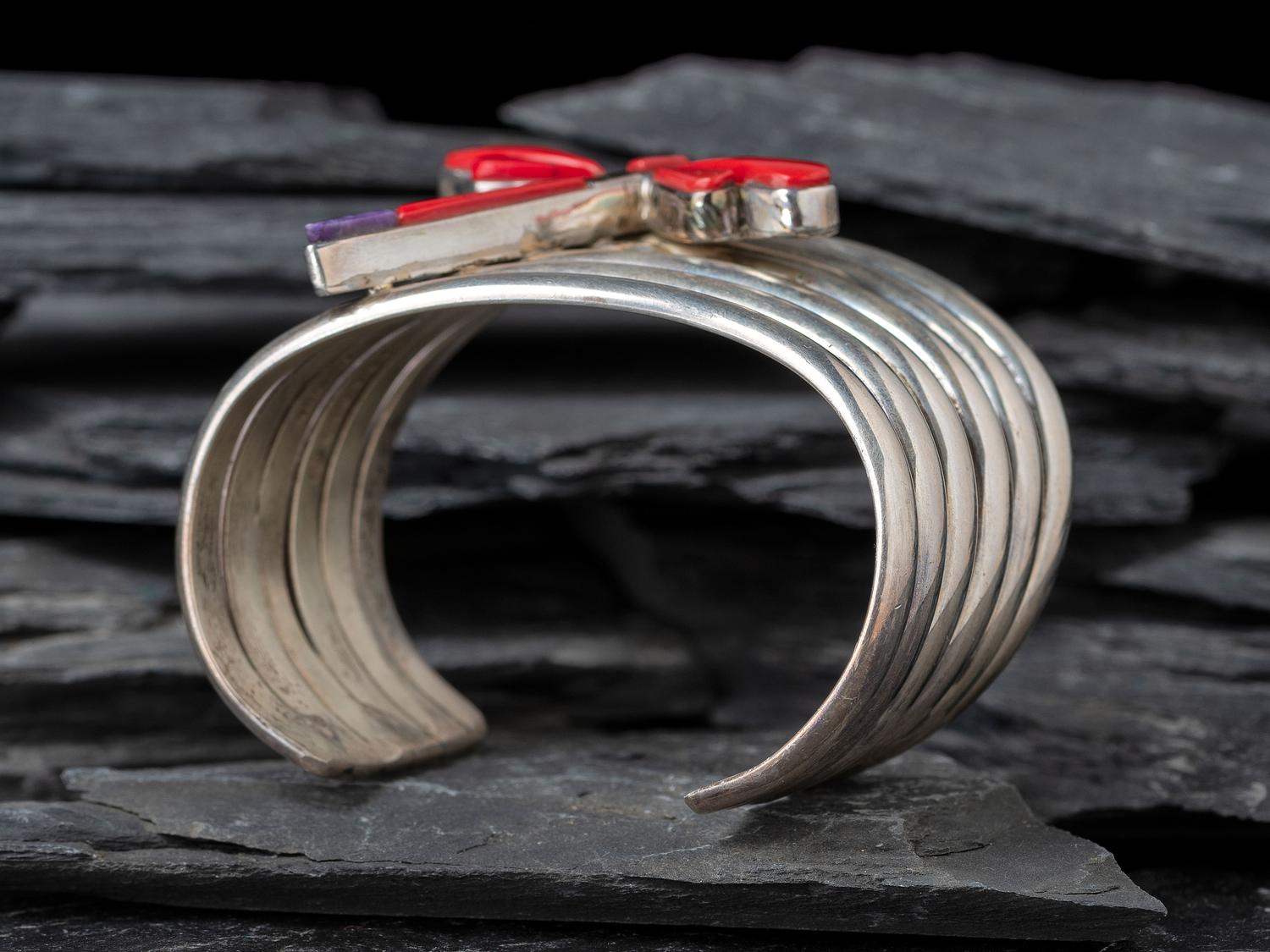 Sterling Silver Dragonfly Cuff Bracelet