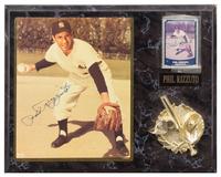 A Phil Rizzuto Autographed Photo Photo 10 x 8 inches.