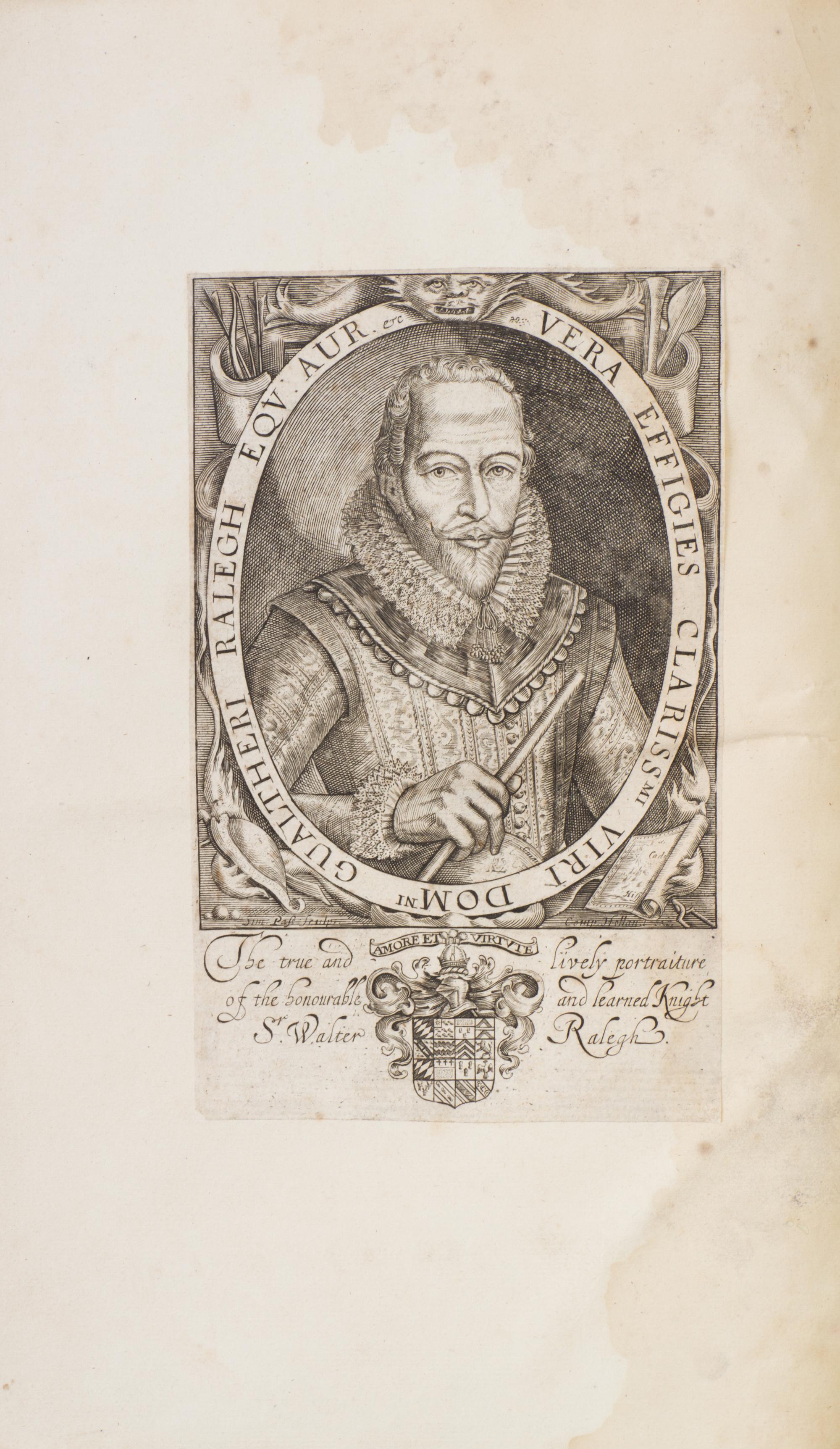 RALEIGH, SIR WALTER. The History of the World in Five Books. London, 1666. Seventh ed.