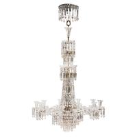 An English Cut-Glass Ten-Light Chandelier