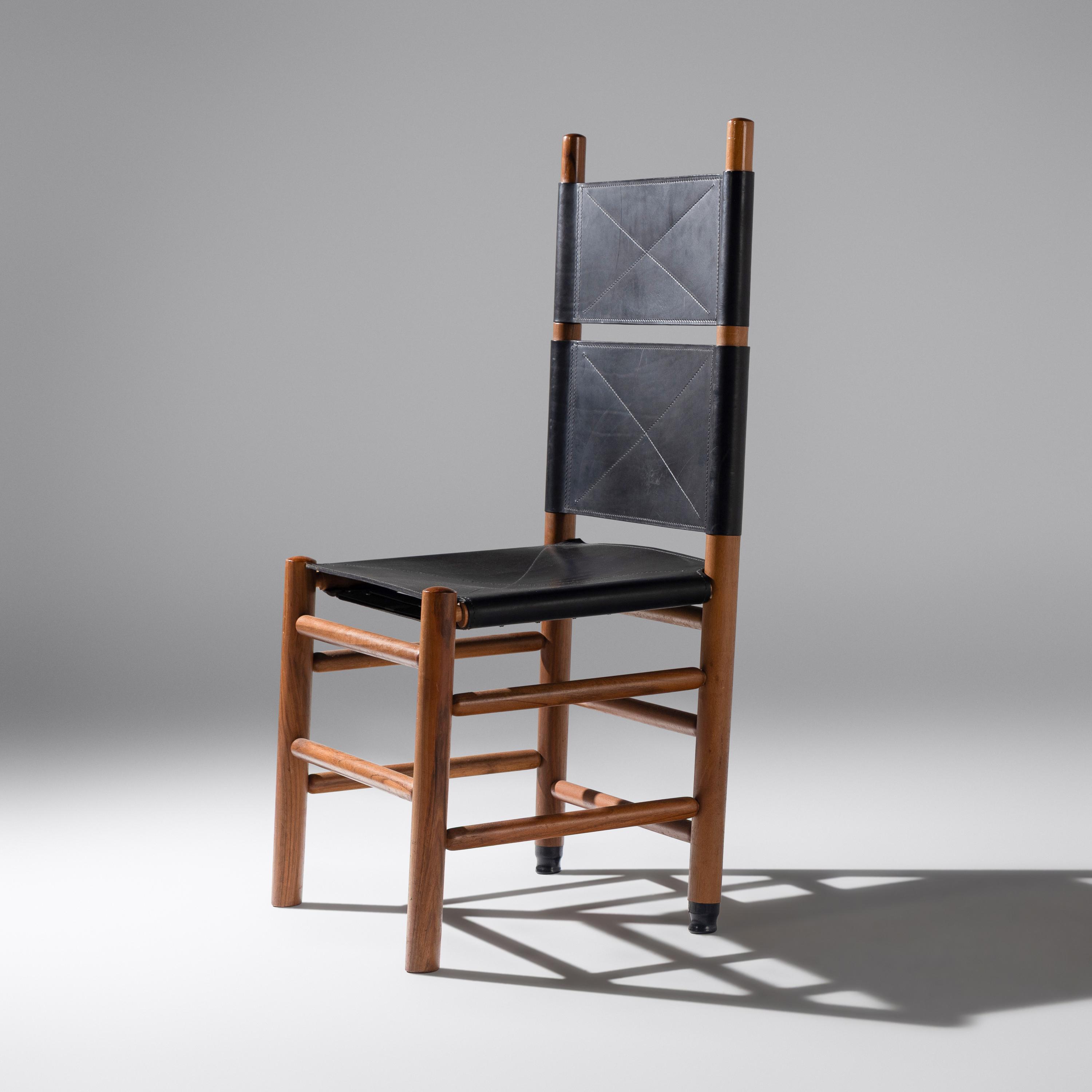 Carlo Scarpa (Italian, 1906–1978) — Kentucky Chair, designed 1977 for Bernini, Italy