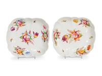 A Pair of English Soft-Paste Porcelain Dishes