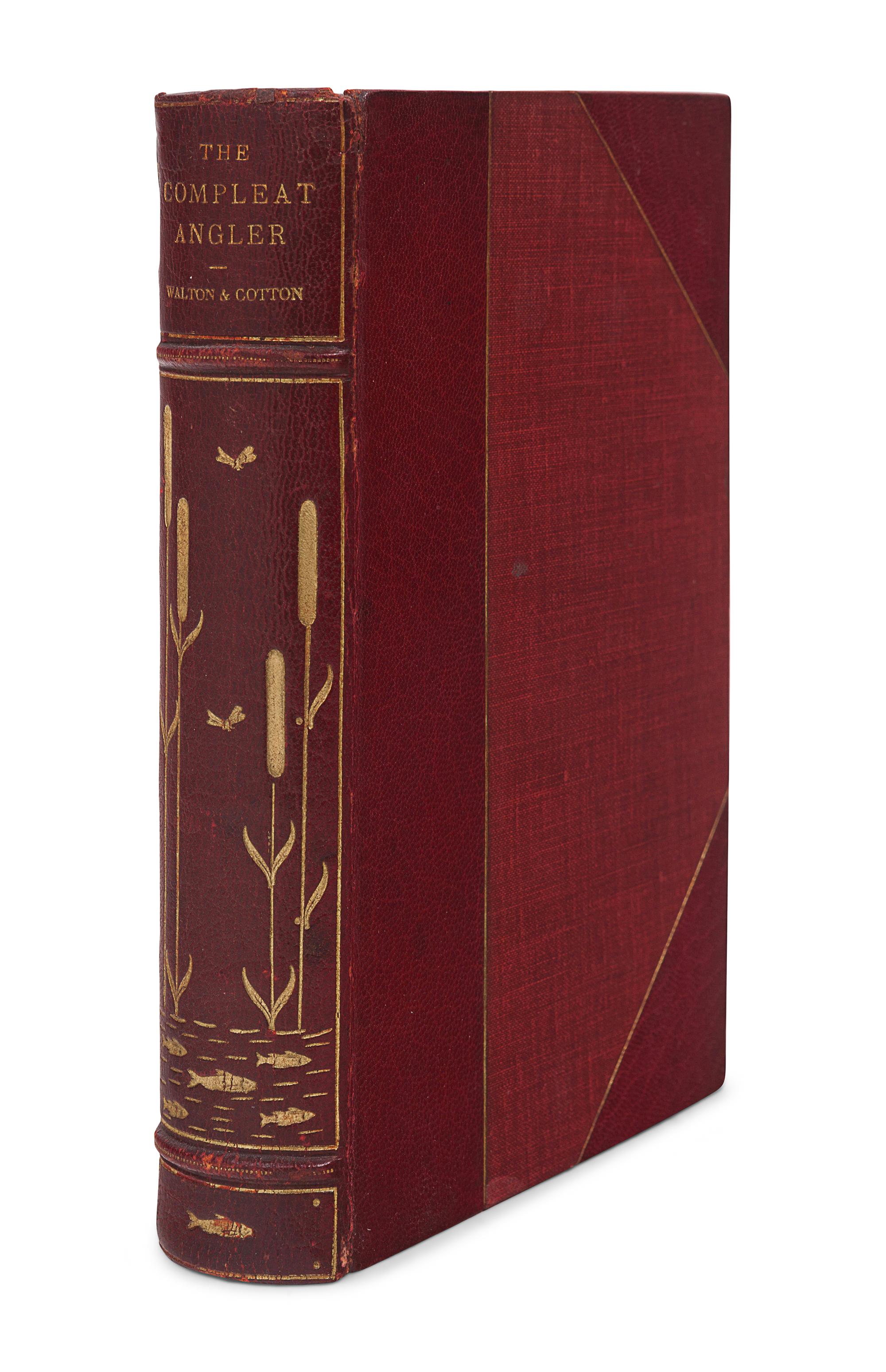 WALTON, Izaac (ca 1593-1683) -- COTTON, Charles (1630-1687). The Compleat Angler . Edited by Richard LeGallienne. London and New York: John Lane, the Bodley Head Press, 1904.