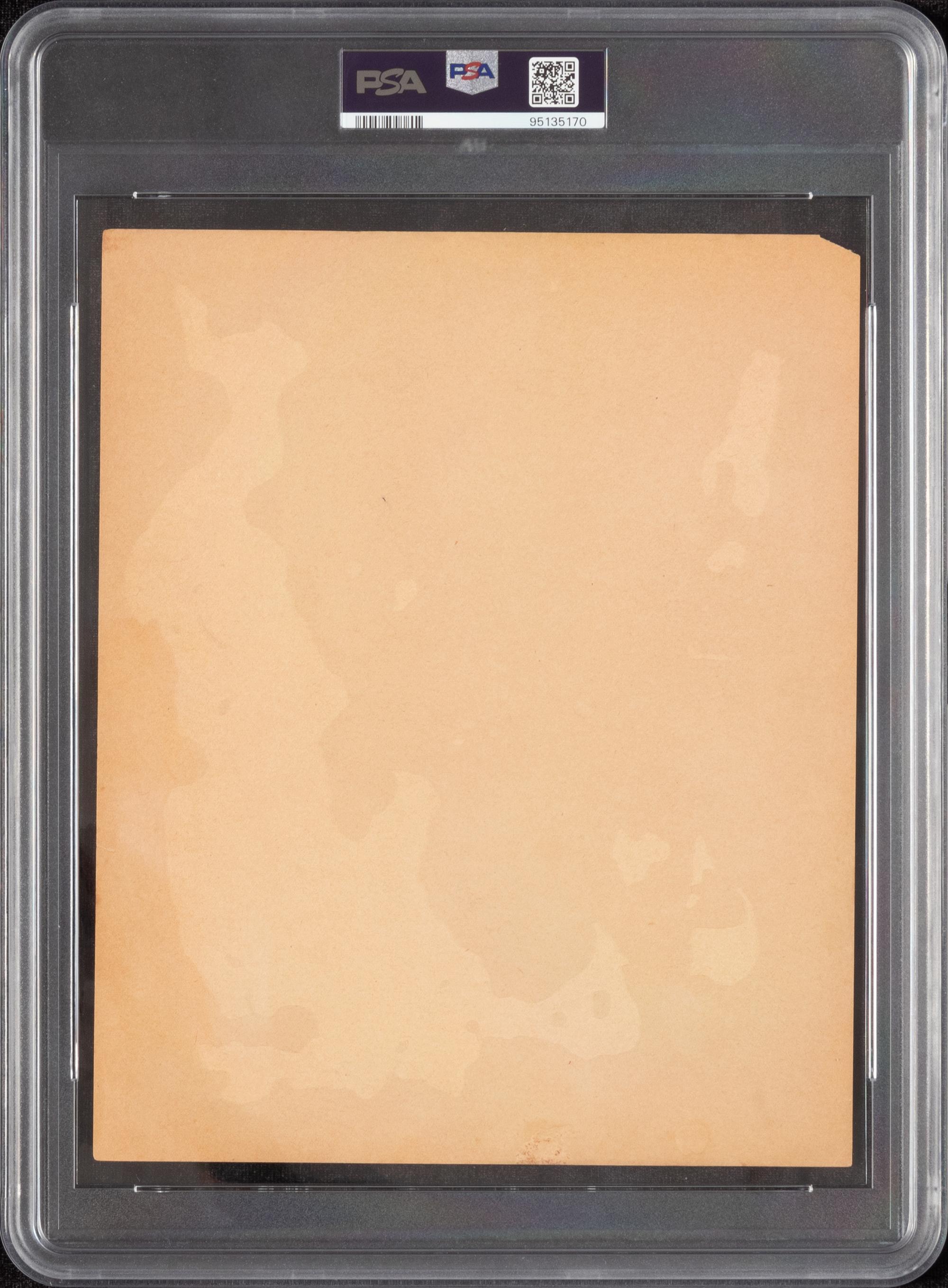 A 1934 R310 Butterfinger Babe Ruth Baseball Card (PSA 1)