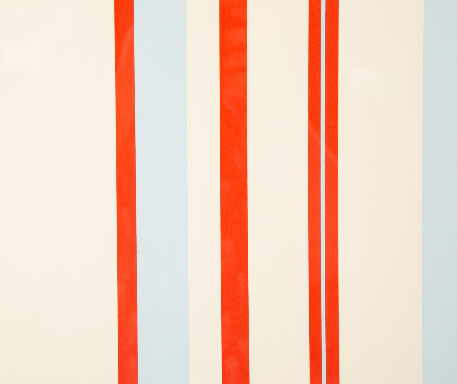 Oval Composition in Reds and Blues, Vertical Blue Ellipse and Series I, c irca 1970 (three works)