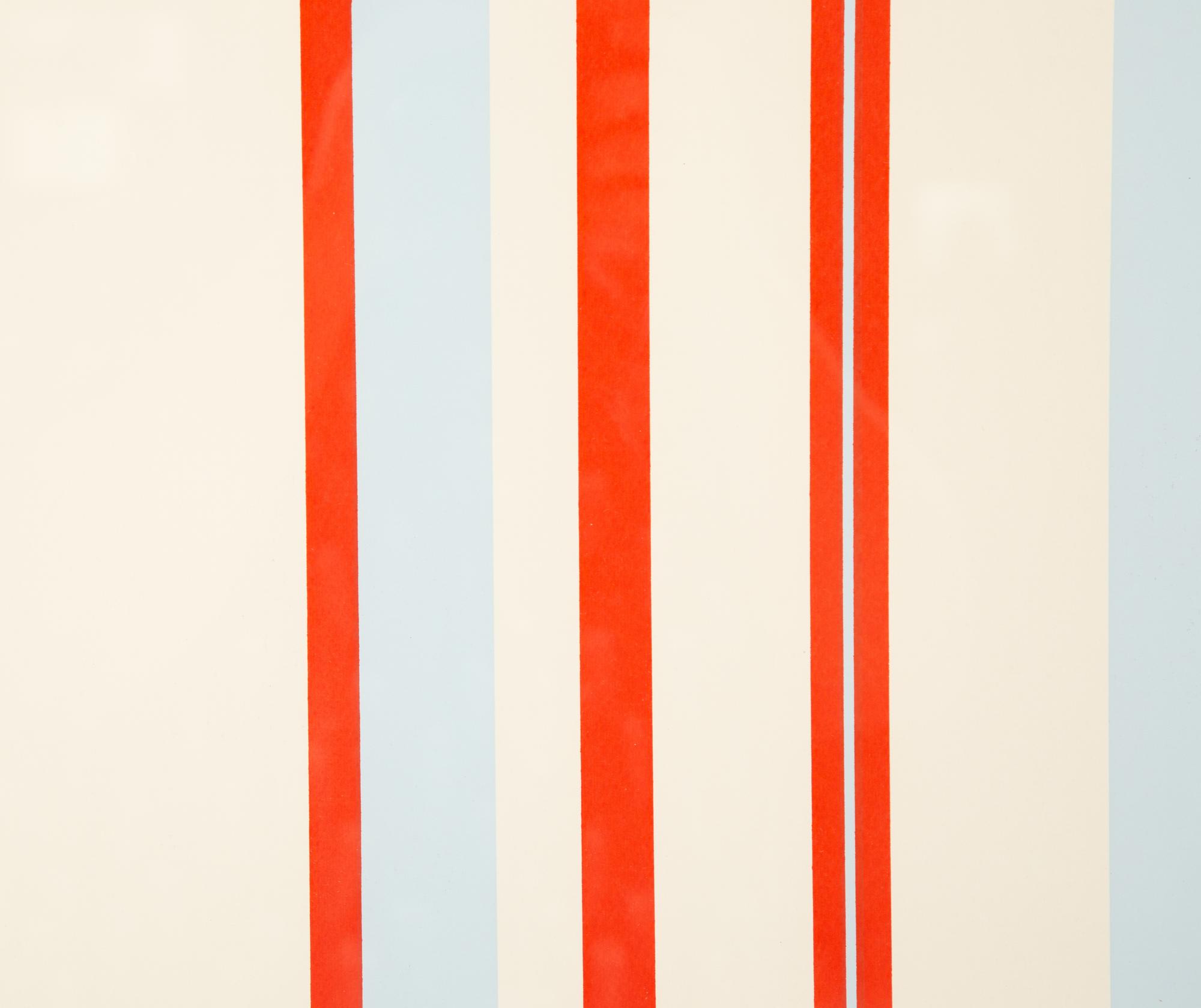 Oval Composition in Reds and Blues, Vertical Blue Ellipse and Series I, c irca 1970 (three works)