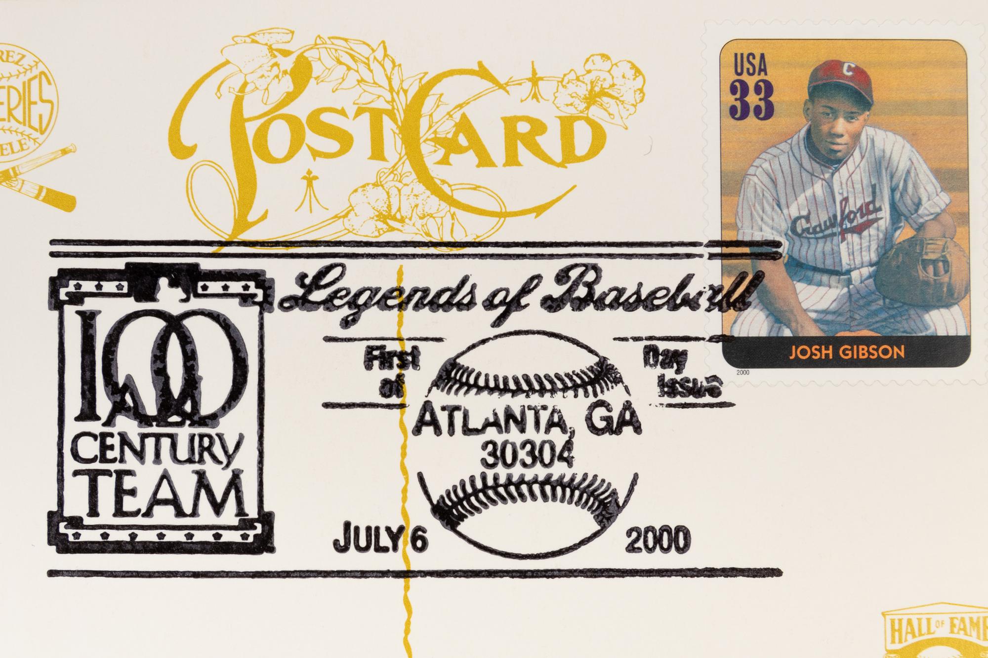 A Collection of 24 Legends of Baseball First Day of Issue Perez Steele Postcards,