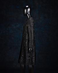 Chado Ralph Rucci Braided and Woven Leather Jacket