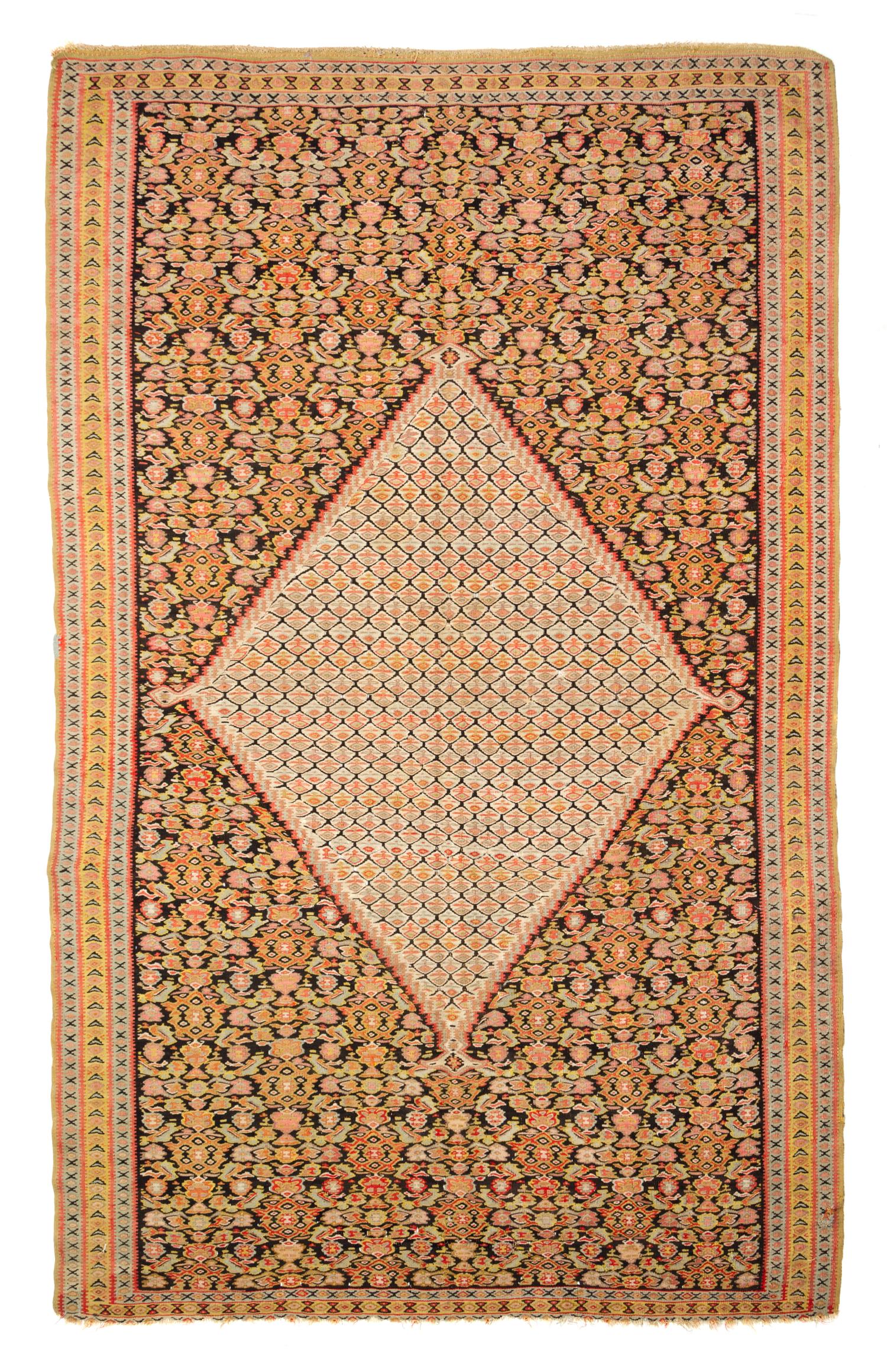 A Northwest Persian Flatweave Carpet 6 feet 6 1/2 inches x 4 feet 1/4 inches. — EARLY 20TH CENTURY