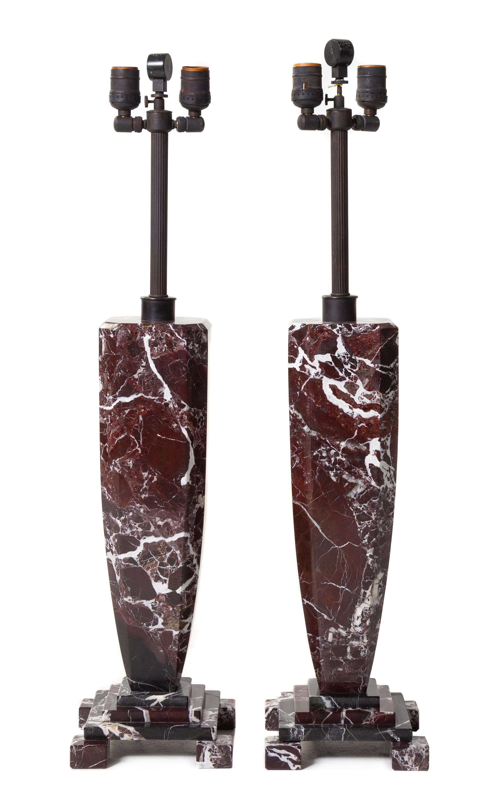 Late 20th Century, , a pair of table lamps