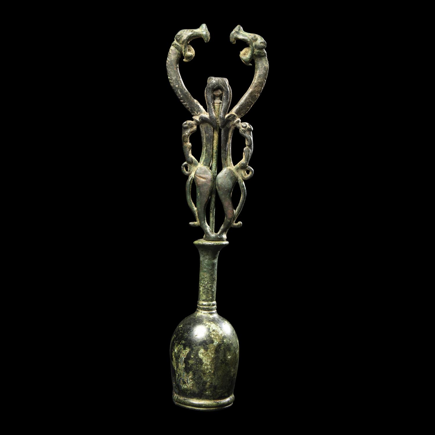 A Luristan Bronze Finial