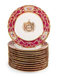 A Sèvres Porcelain Dessert Service