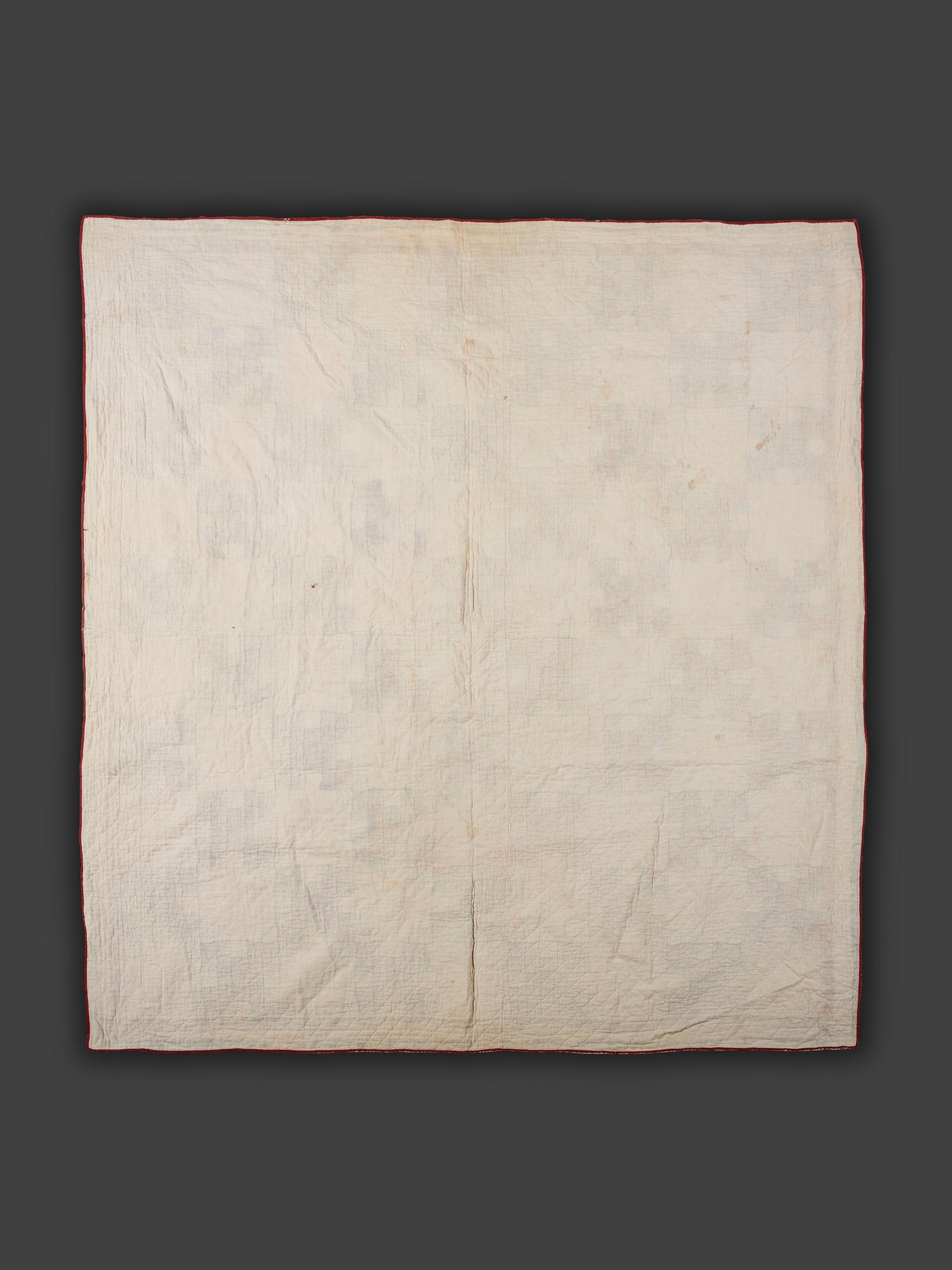 An Applique Whig Rose Quilt and a Pieced Quilt