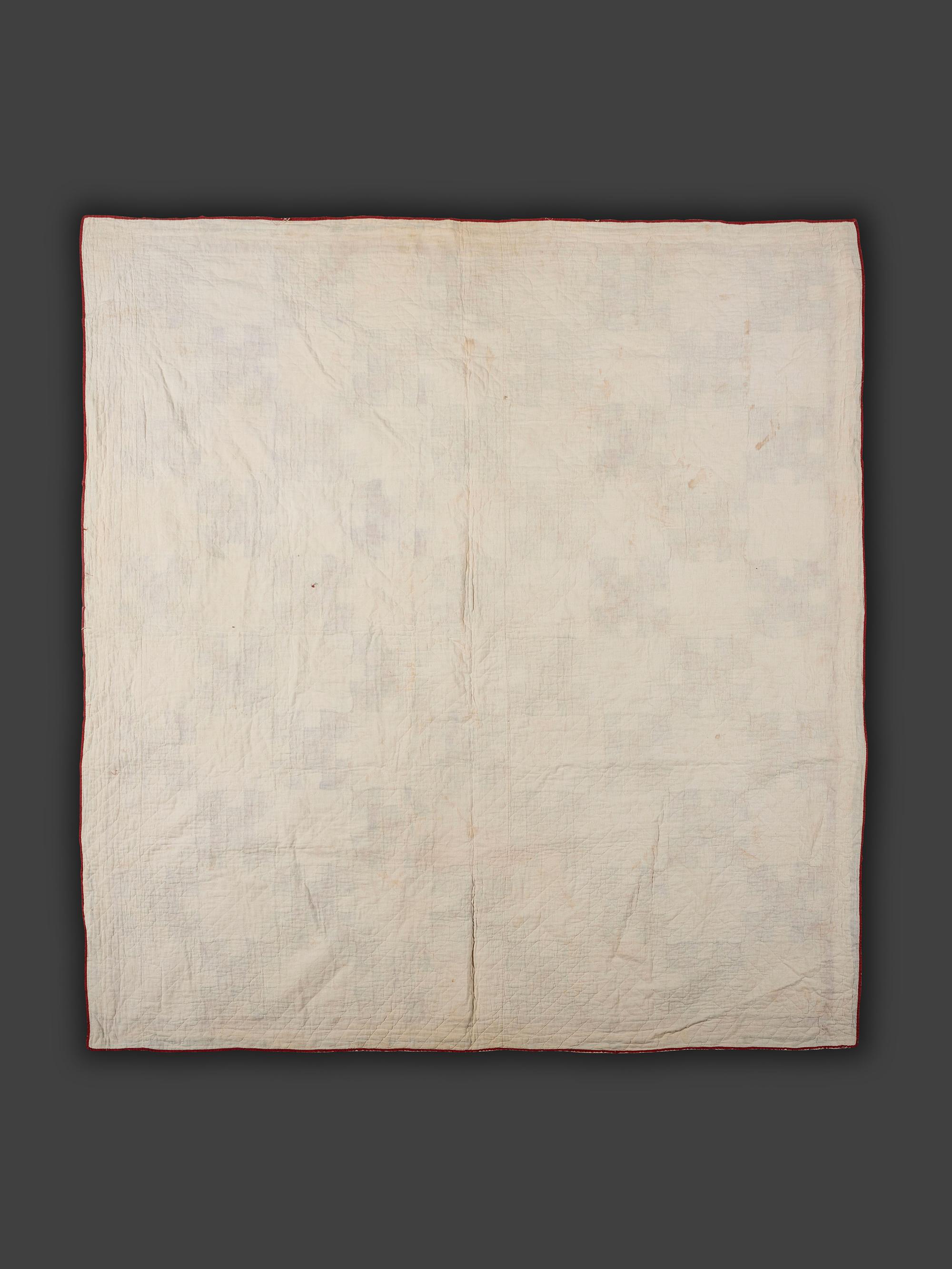 An Applique Whig Rose Quilt and a Pieced Quilt