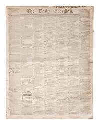 [NEWSPAPERS] 150+ Southern newspapers, incl. Daily Georgian (Savannah) & Charleston Courier.