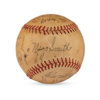 A 1955 Philadelphia Phillies Team Signed Autograph Baseball