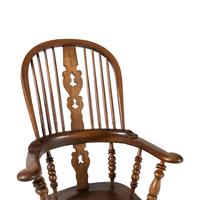 A Matched Pair of Oak Windsor Chairs