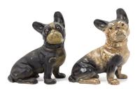Two Victorian Cast Iron Doorstops Height 7 3/4 inches.