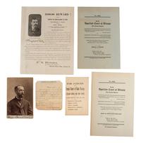 [CHICAGO - LAW]. A large group of indentures and other legal ephemera from Chicago, Cook County, and the state of Illinois.