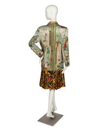 Hermès Silk Blazer & Skirt, 1980s