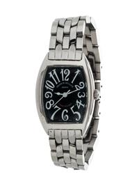 FRANCK MULLER, STAINLESS STEEL REF. 8000 SC J 'CINTREE CURVEX' WRISTWATCH