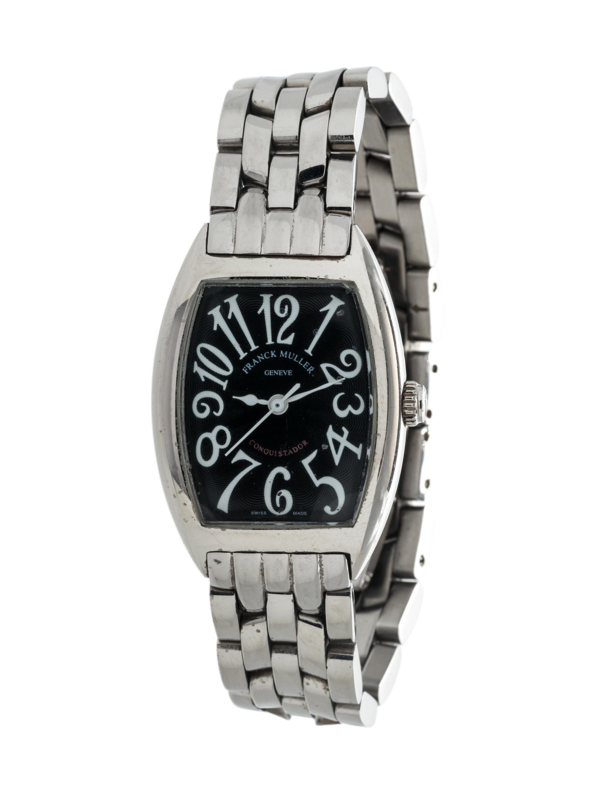 FRANCK MULLER, STAINLESS STEEL REF. 8000 SC J 'CINTREE CURVEX' WRISTWATCH
