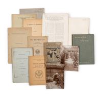 [DE VRIES, Hugo (1848-1935)]. An extensive archive including signed pamphlets and personally owned works related to the life and work of Hugo de Vries ca late 19th and early 20th centuries.