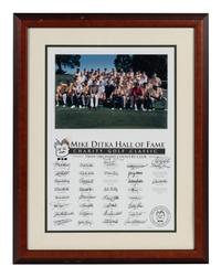 A Mike Ditka Hall of Fame Charity Golf Classic Multi-Signed Autograph Print Formerly Displayed at Mike Ditka’s Restaurant