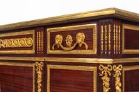 A Louis XV Style Gilt Bronze Mounted Mahogany Desk