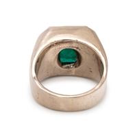 EMERALD AND DIAMOND RING