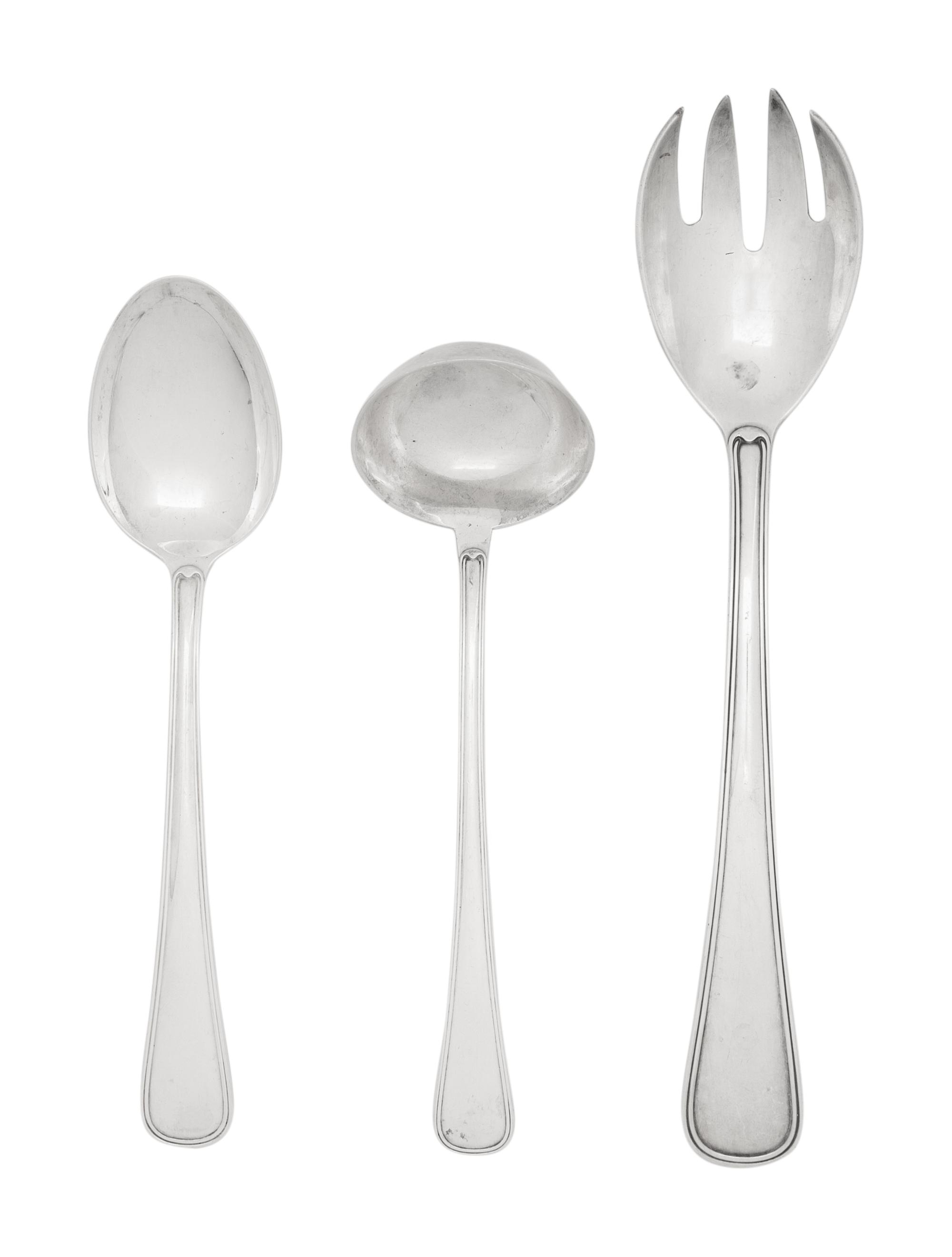 A Buccellati Silver Flatware Service