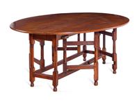 A William and Mary Style Drop-Leaf Gate-Leg Table