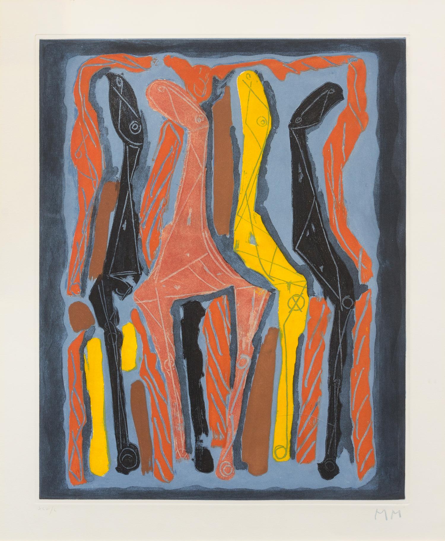 Marino Marini, (Italian, 1901-1980), Untitled (from Goethe), 1979